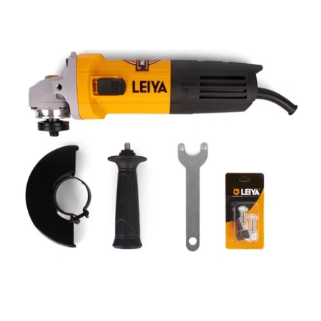 Картинка Углошлифовальная машина 1200 Вт 125 мм 11500 об/мин болгарка Leiya LS-S1008-A