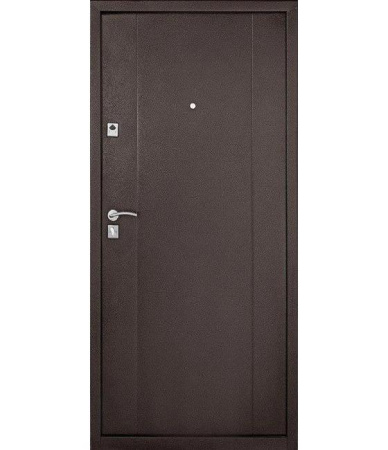 Картинка Дверь Форпост 72 размер 960х2050 мм правая с цилиндрическим замком и дверной фурнитурой