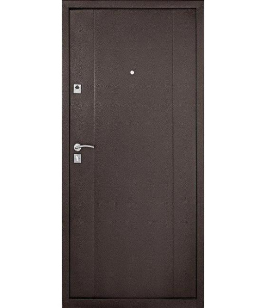 Картинка Дверь Форпост 72 размер 960х2050 мм правая с цилиндрическим замком и дверной фурнитурой