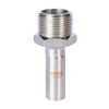 Картинка Вставка переходная НПр-НР Ø 15х3/4" Нержавеющая сталь ROMMER