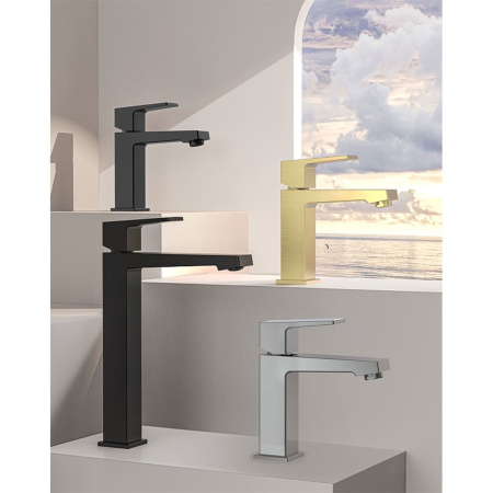 Картинка Смеситель для умывальника Графит SPLENKA 9S01.10.09 