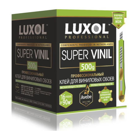 Клей обойный для виниловых обоев 500 г LUXOL SUPER VINIL Professional