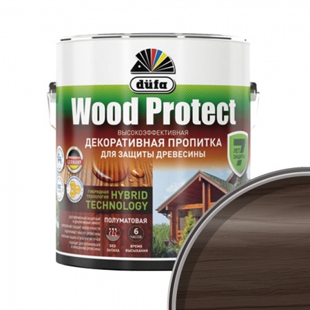 Пропитка декоративная для дерева Dufa Wood Protect Палисандр 2,5 л
