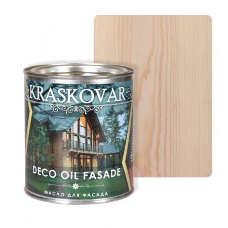 Масло для фасада Kraskovar Deco Oil Fasade 0,75 л Белый