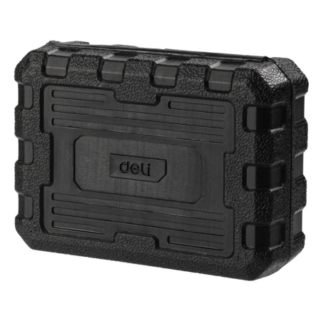 Картинка Набор ударных головок 17х19х21 мм кейс DELI DL2003Q