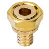 Картинка Переходник с накидной гайкой латунь 16xG 1/2 для сшитого полиэтилена аксиальный STOUT