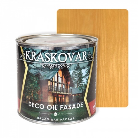 Масло для фасада Kraskovar Deco Oil Fasade 2,2 л Ваниль