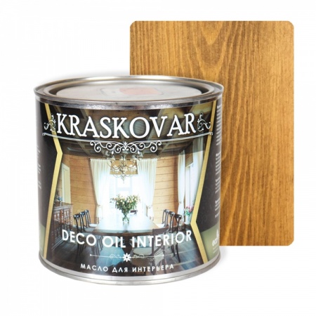 Масло для интерьера Kraskovar Deco Oil Interior 2,2 л Орех