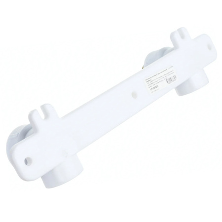 Картинка Комплект настенный для смесителя 20 х 1/2' НР полипропиленовый PPR Белый Valfex