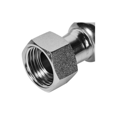 Картинка Переходник накидная гайка ВПр-ВР Ø 22х1/2" Нержавеющая сталь пресс ROMMER