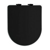 Сиденье для унитаза дюропласт микролифт Черное Circulo Selena C101NM