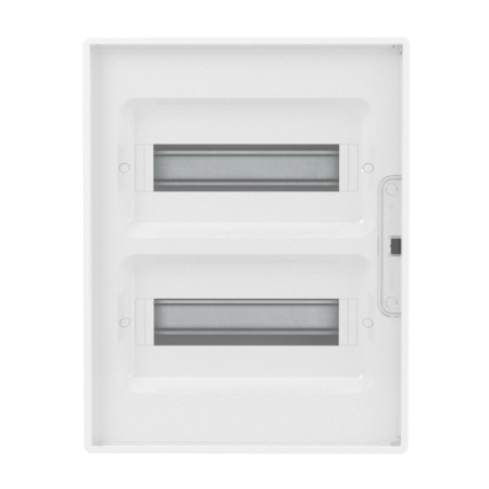 Картинка Корпус пластиковый встраиваемый FRAME ЩРВ-П-24 IP41 прозрачная дверь F24B1WT DKC