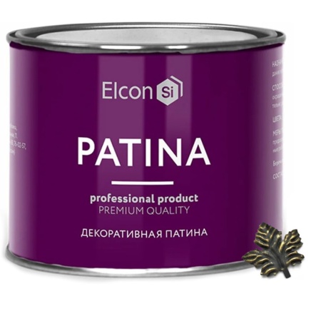 Краска декоративная Патина Золото 0,2 кг Elcon Patina