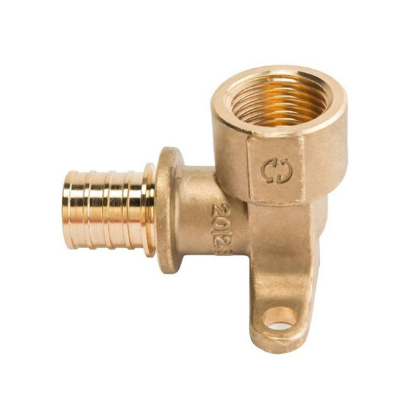 Картинка Уголок ВР 20х3/4' с креплением аксиальный STOUT