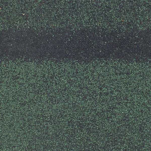Картинка ТехноНиколь Shinglas Коньково-карнизная черепица для мягкой кровли цвет Зеленый