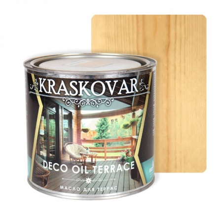 Масло для террас Kraskovar Deco Oil Terrace 2,2 л Бесцветный