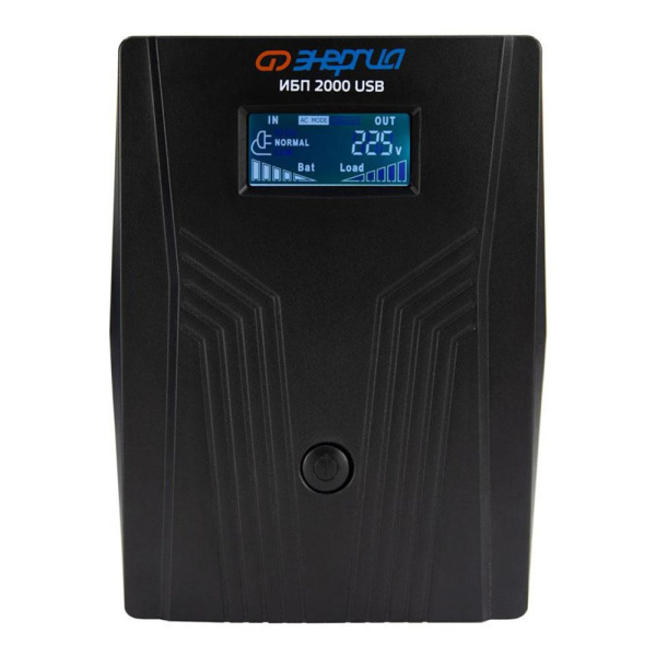 Картинка Источник бесперебойного питания ИБП 2хUSB 2000ВА/1200Вт Энергия