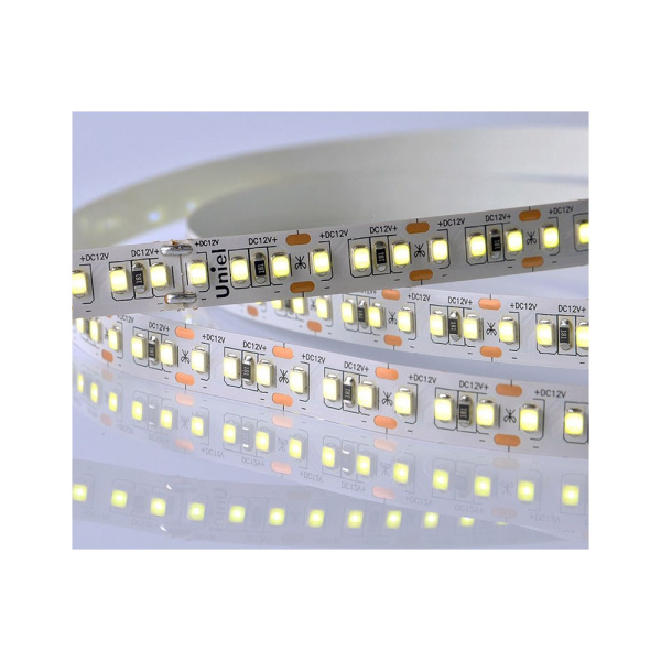 Картинка Светодиодная лента Uniel ULS-M14-2835-168LED/m-10mm-IP20-DC12V-14W/m-5M-6500K PROFI