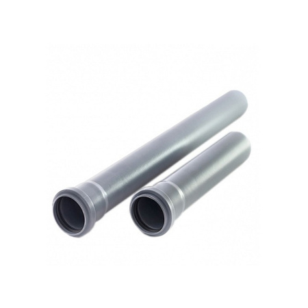 Картинка Труба ПП 50х1.8х750 мм для внутренней канализации Серая Политэк