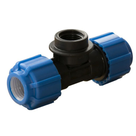 Картинка Тройник переходной ПНД внутренняя резьба 32х1/2"х32 ТПК-АКВА Политэк