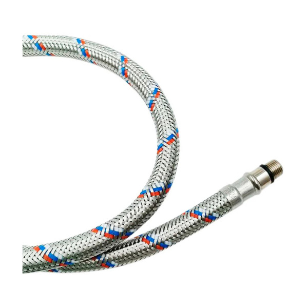 Картинка Гибкая подводка для смесителей 1/2" М10х15 80 см PE-X ТИТАН Ростерм