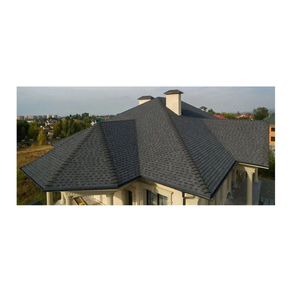 Картинка Гибкая черепица SHINGLAS коллекция Кантри цвет Серый 2,6 м² в упаковке