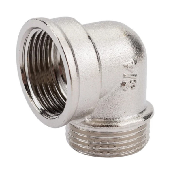 Картинка Угол НВ 3/4' латунь никелированный 02562 AQUALINK