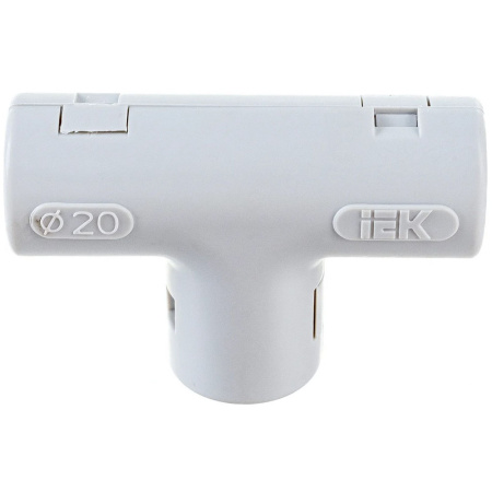 Картинка Тройник открывающийся Т-образный Ø 20 мм 90° для труб ПВХ TI120G IEK