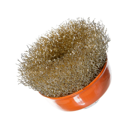 Картинка Щетка чашка для УШМ 65 мм Желтая Sturm