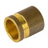 Гильза монтажная латунь 16 мм для сшитого полиэтилена аксиальный STOUT