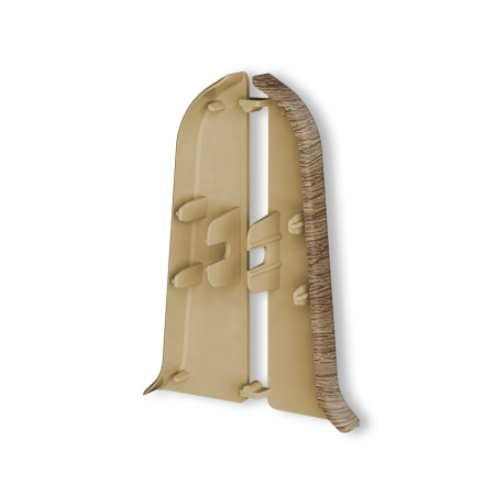 Картинка Торцевые заглушки для плинтуса Идеал Классик К-п70 Падук 321