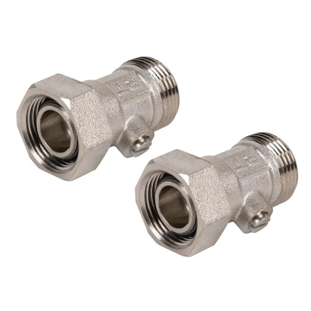 Картинка Узел нижнего подключения Набор прямой раздельный 3/4 х 3/4ЕК Royal Thermo