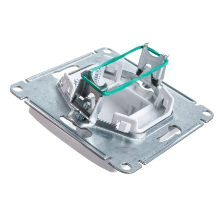 Изображение Вывод кабеля в рамку Белый System electric GLOSSA Картинка Вывод кабеля в рамку Белый System electric GLOSSA