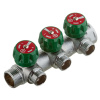 Коллектор регулирующий 3/4" 3 выхода 1/2" наружная резьба STOUT