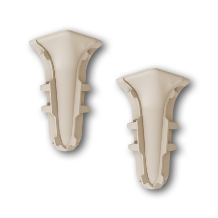 Картинка Угол внутренний для плинтуса Идеал Классик К-П55 мм Дуб Капучино 205