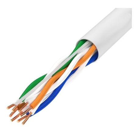 Кабель U/UTP кат.5E 4х2х24AWG CU PE Серый RIPO Витая пара