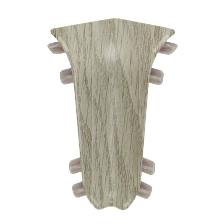 Внутренний угол для плинтуса К55 Комфорт Дуб арктик