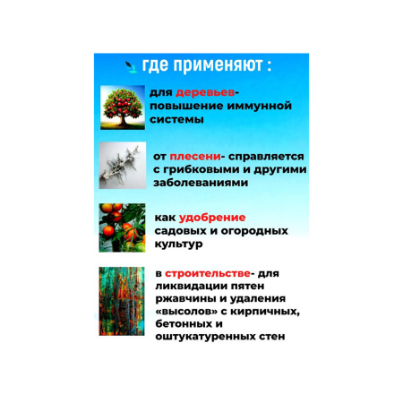 Картинка Медный купорос 300 гр Rubit