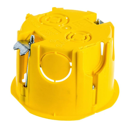 Картинка Коробка установочная 68х60 мм ГИПРОК Желтый Systemе Electric