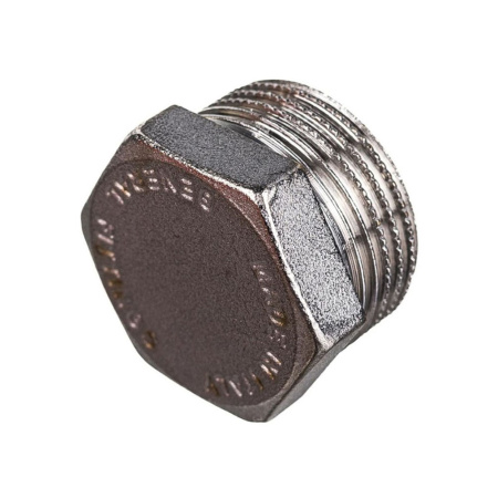 Картинка Пробка НР 1/2" никелированная STOUT