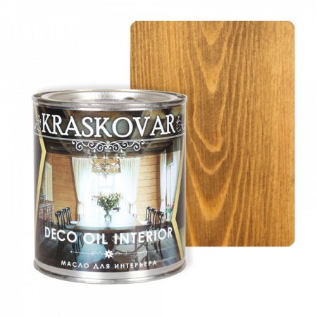Масло для интерьера Kraskovar Deco Oil Interior 0,75 л Орех
