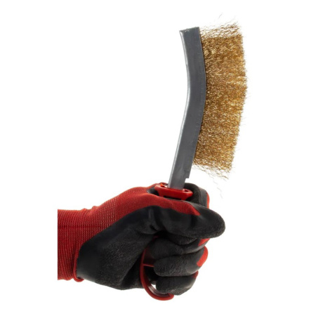 Картинка Щетка с изогнутой ручкой Латунь КУРС