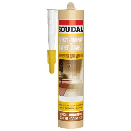 Герметик SOUDAL паркетный МАХАГОН 280 мл