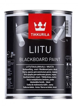 Tikkurila LIITU краска для школьных досок 1 л Черная