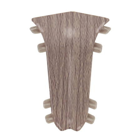 Внутренний угол для плинтуса К55 Комфорт Дуб кофейный