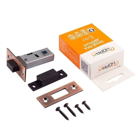 Картинка Нора-М Защелка дверная магнитная С-50 М Старая медь