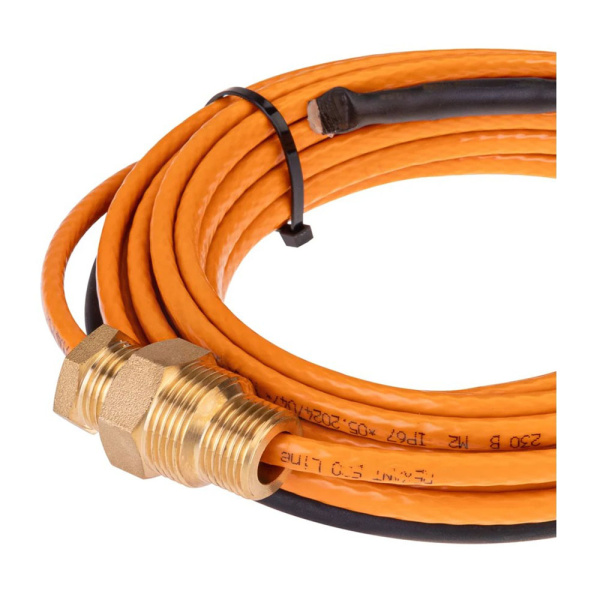 Картинка Кабель греющий саморегулирующийся пищевой SRP 10HTM2-CT в трубу 8 м/80Вт REXANT