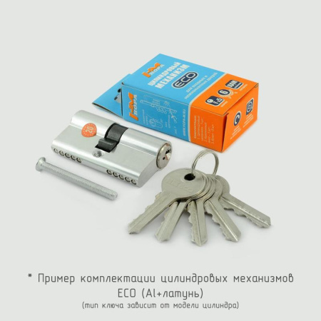 Картинка Личинка цилиндровый механизм ЭКО ЛВ-80 40-40 Латунь НОРА-М