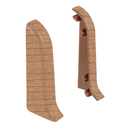 Торцевые заглушки для плинтуса К55 Комфорт 2 штуки Вишня