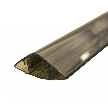 Профиль НСР соединительный разъемный база и крышка цвет Бронза-серый 4-10/6000 мм РоялПласт